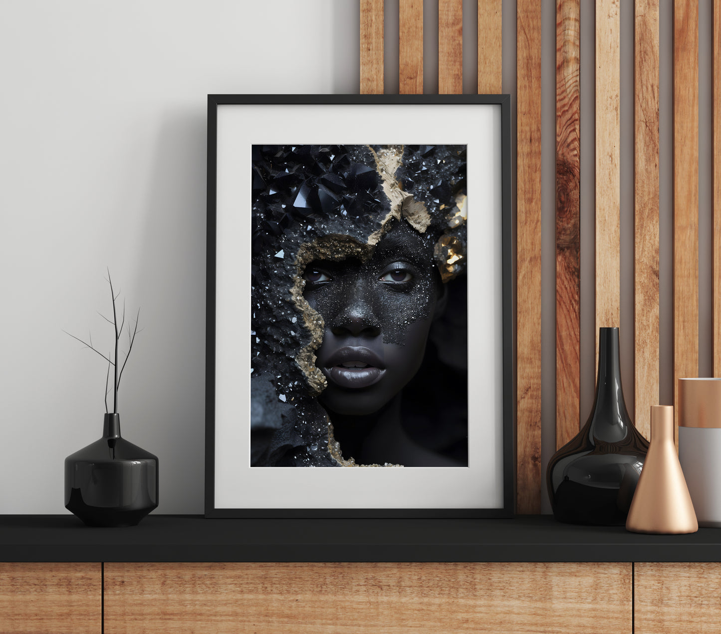 Onyx - Gemstone Majesty - Digital Art Print