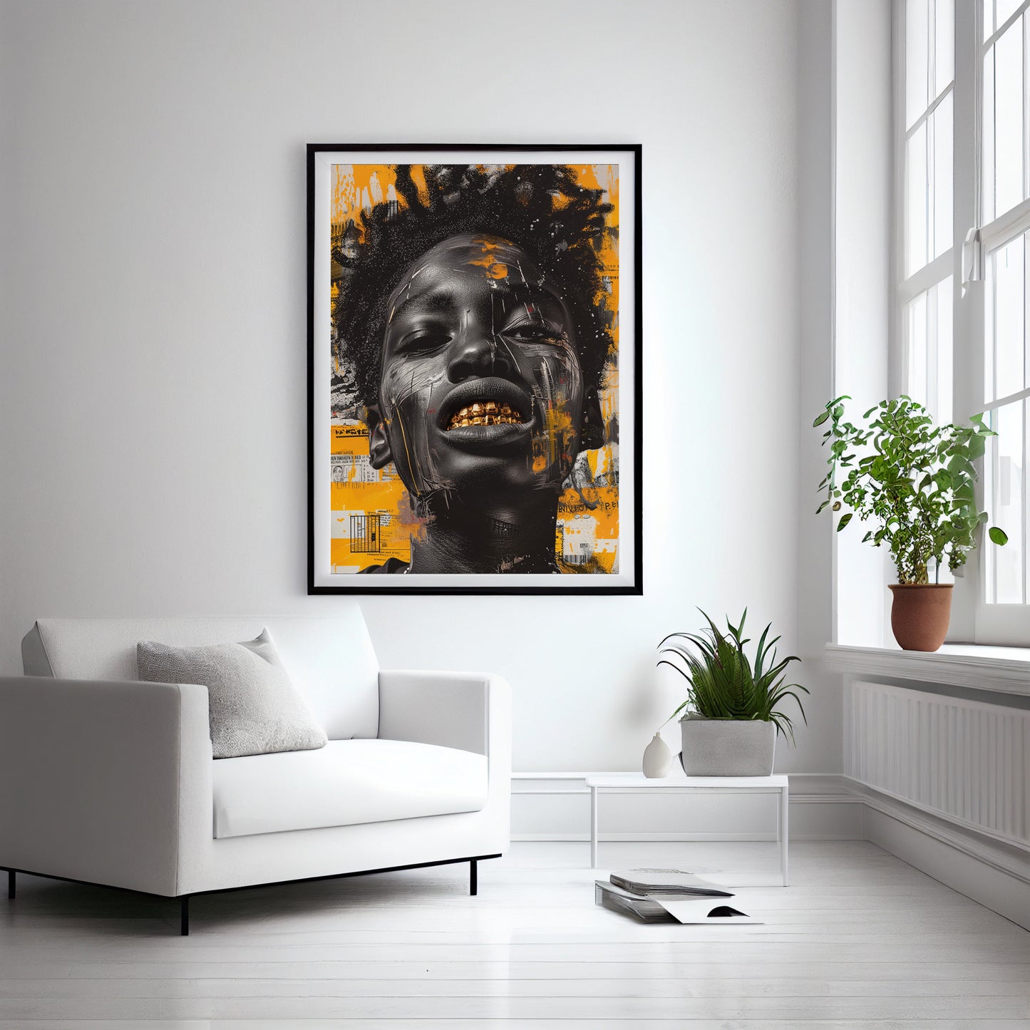 Golden Grillz Limited Edition - Digital Art Print