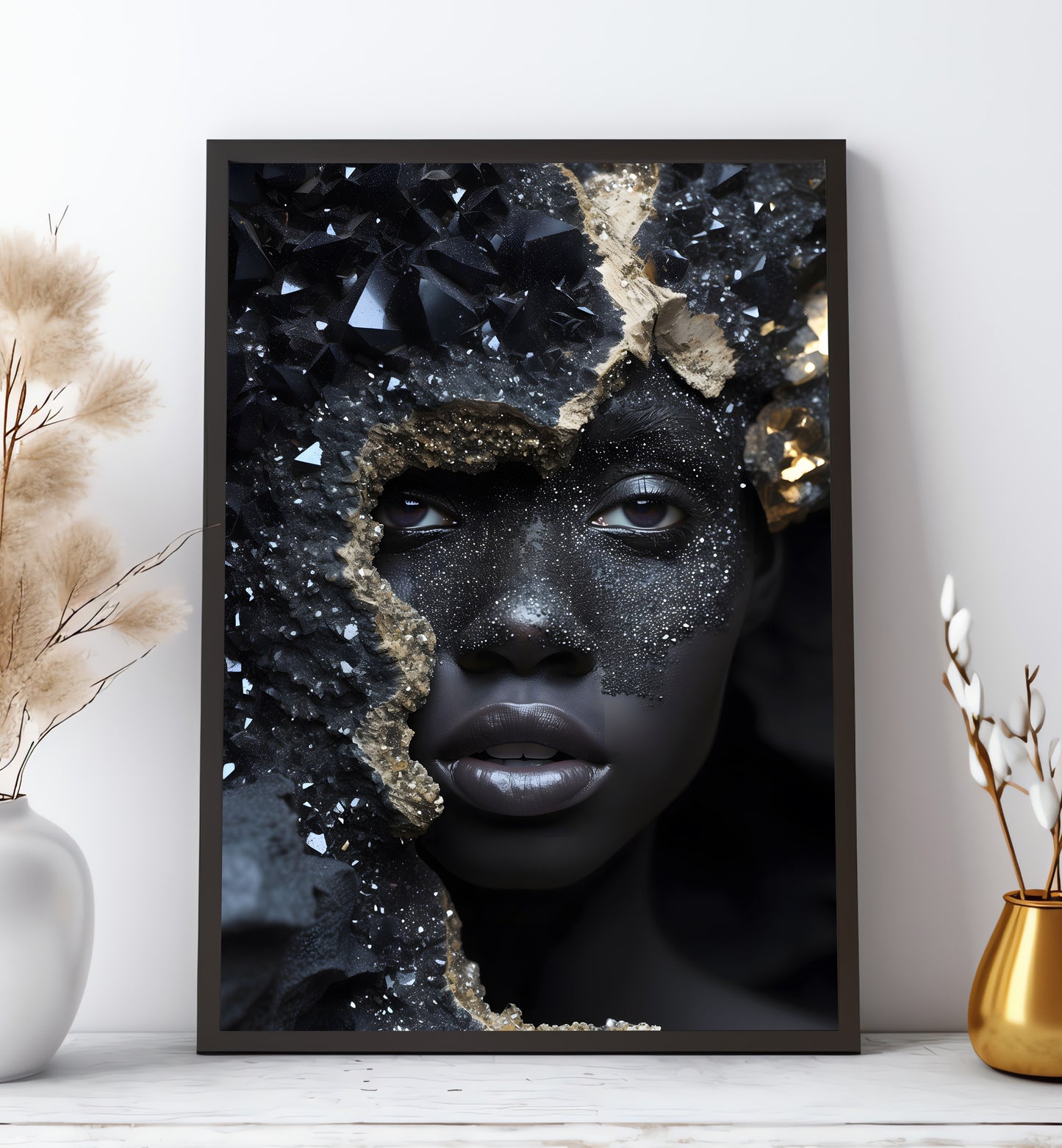 Onyx - Gemstone Majesty - Digital Art Print