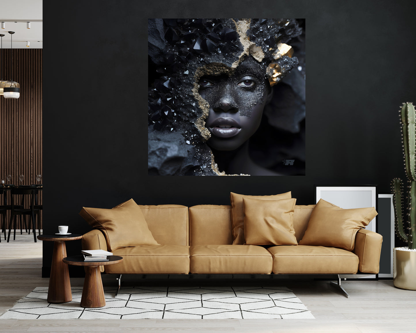 Onyx - Gemstone Majesty - Digital Art Print